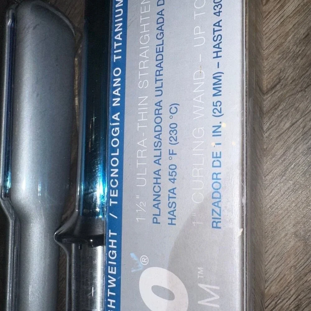 Babyliss PRO Nano‎ Titanium Ultra Thin Flat Iron & Curling Wand Limited
